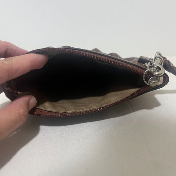 Coach Vintage Wristlet Wallet Clutch Brown - Picture 5 of 6